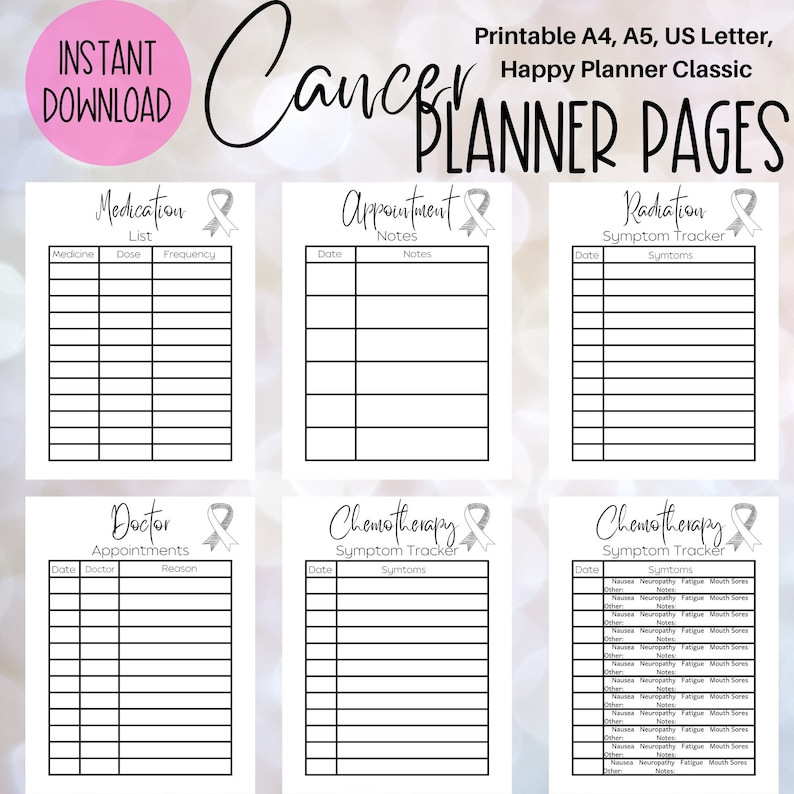 Printable Cancer Planner Bundle - Il 794xN.4083921901 O0cr