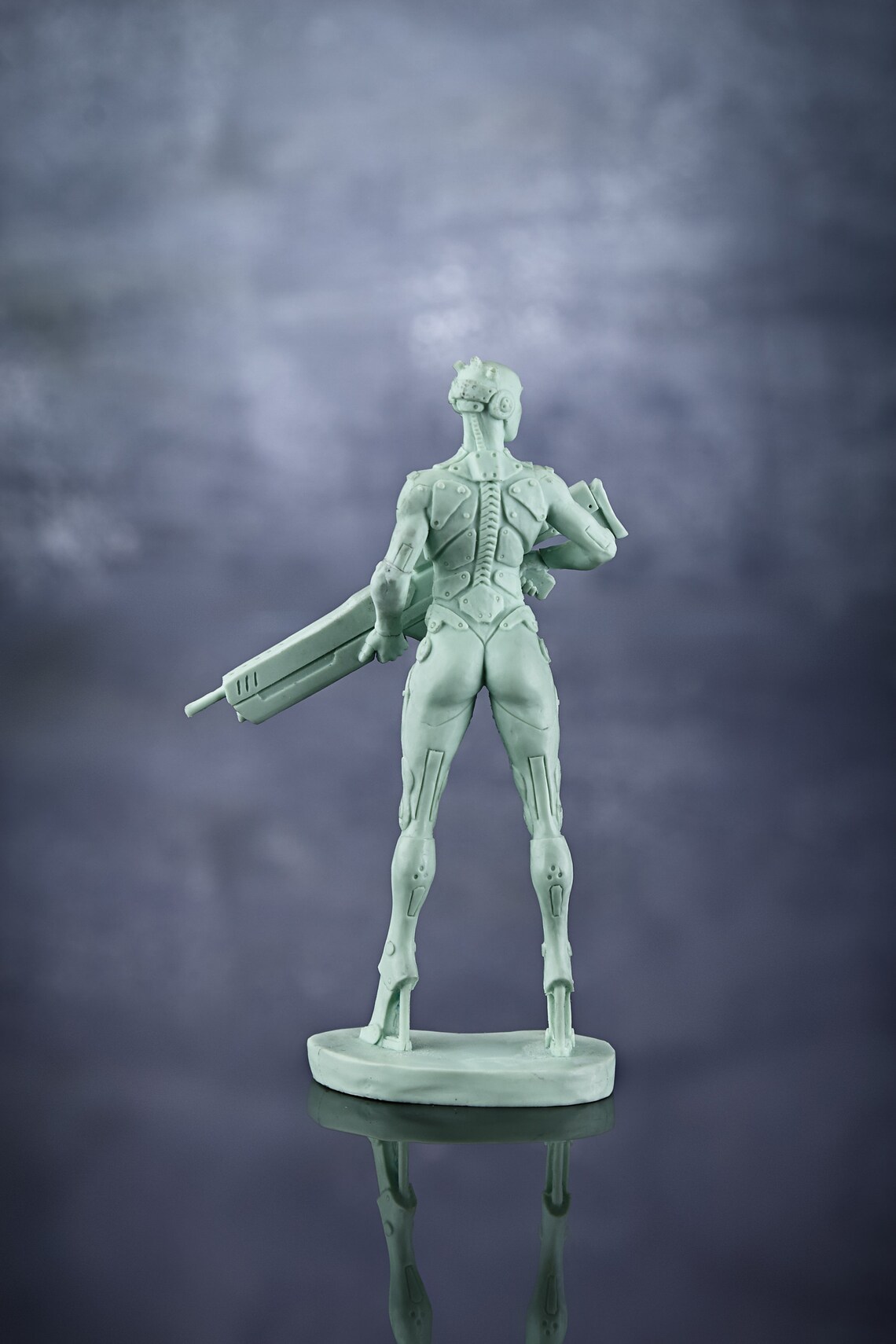 1 Garage Kit. Resin Kit. Cyberpunk. Huntress. Model 75mm. Etsy