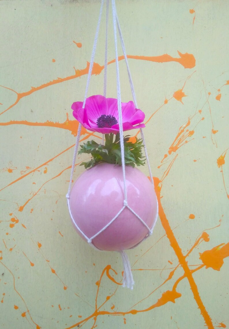 Hanging Planter Ceramic Hanging Planter Holder Planter Etsy