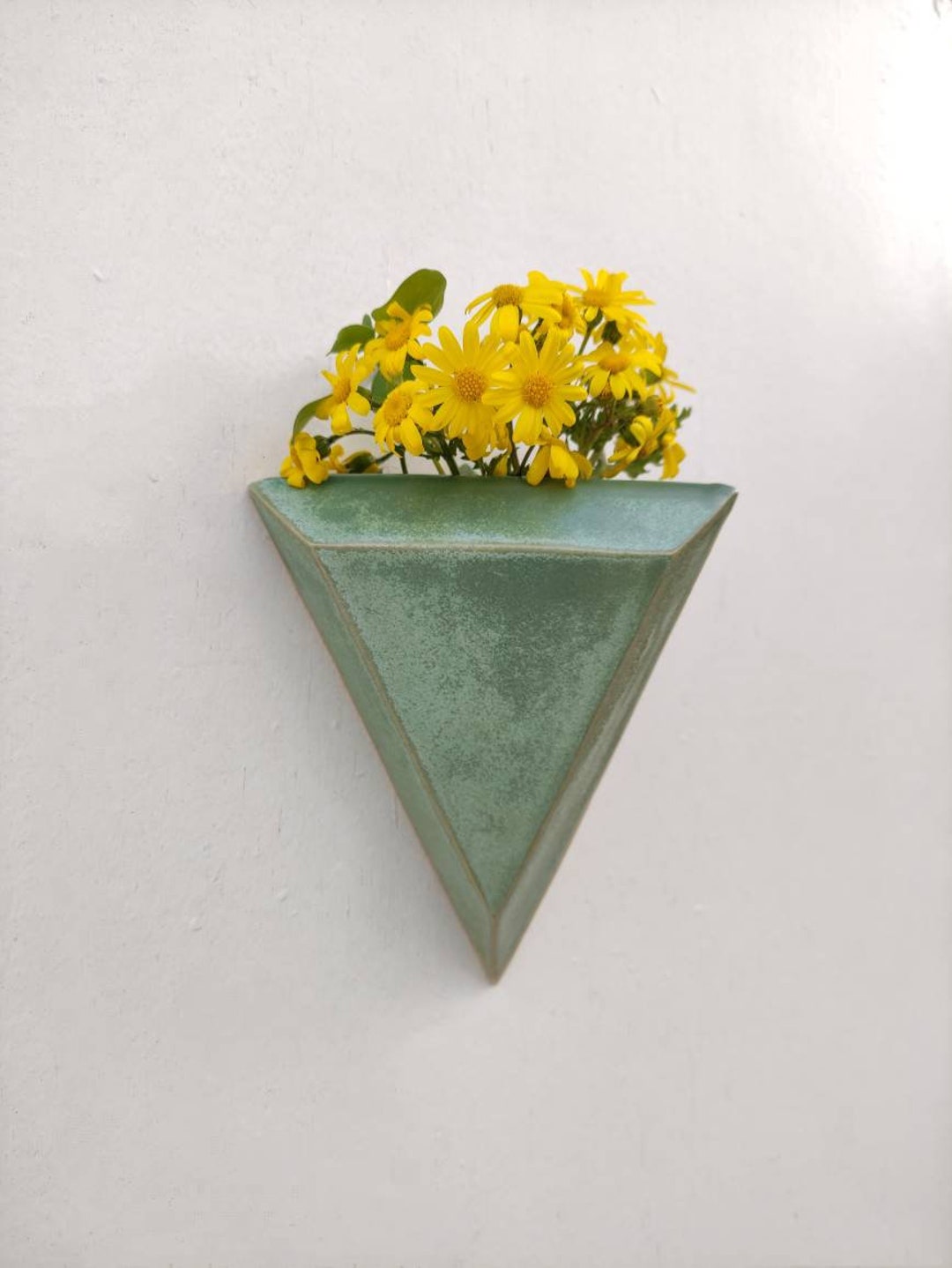 Wall Planter, Hanging Corner Planter, Ceramic Planter Etsy