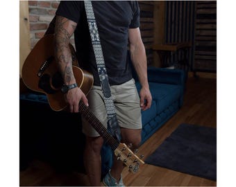 Personalized Guitarist Gift, Adjustable & Comfortable Guitar Strap, Custom Musician Accessory, Unique Graduation Gift for Guitar Players