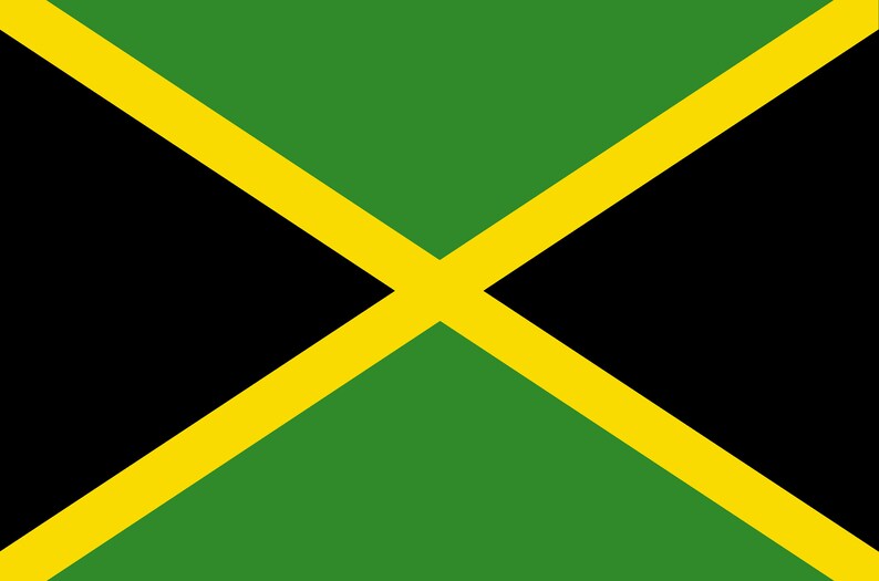 Download Jamaica flag svg Jamaican flag Vector Clipart Silhouette ...