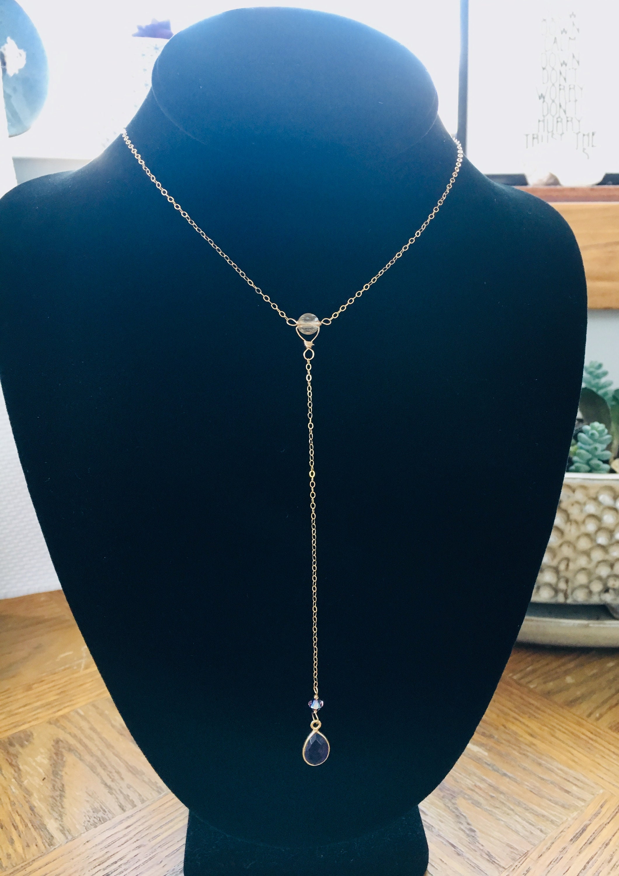 Lariat drop necklace Clearance