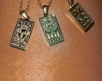 Zodiac Sign Charm Necklace
