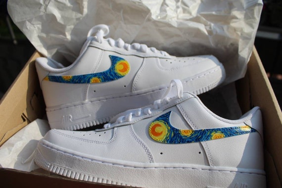 Air Force 1 starry night | Etsy
