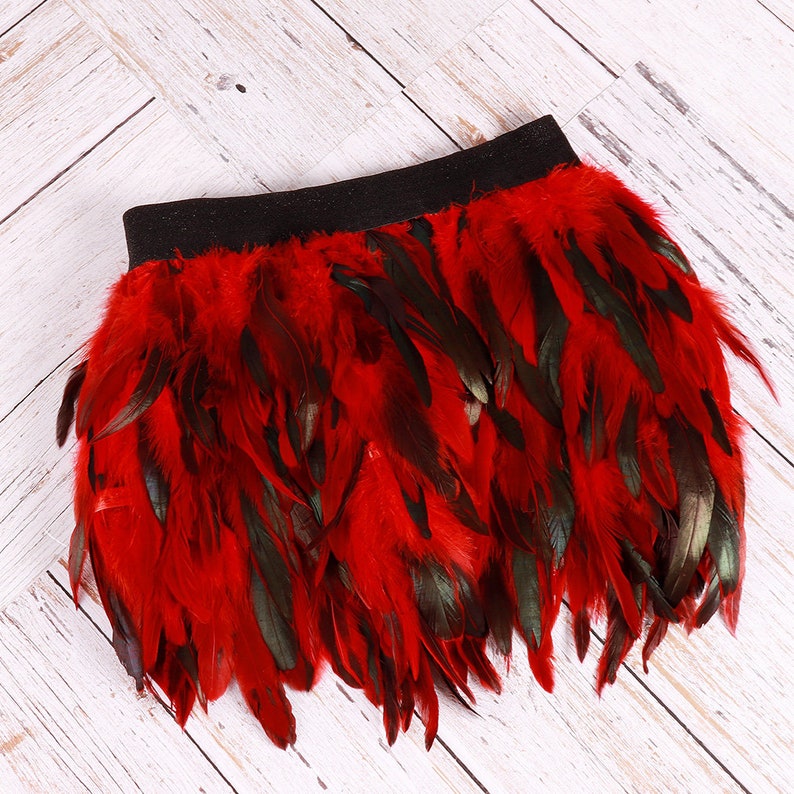 Feather Skirt for Dancing Showgirl Party halloween Costume Etsy