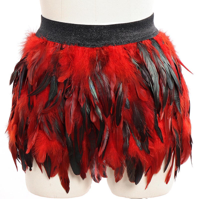 Feather Skirt for Dancing Showgirl Party halloween Costume - Etsy