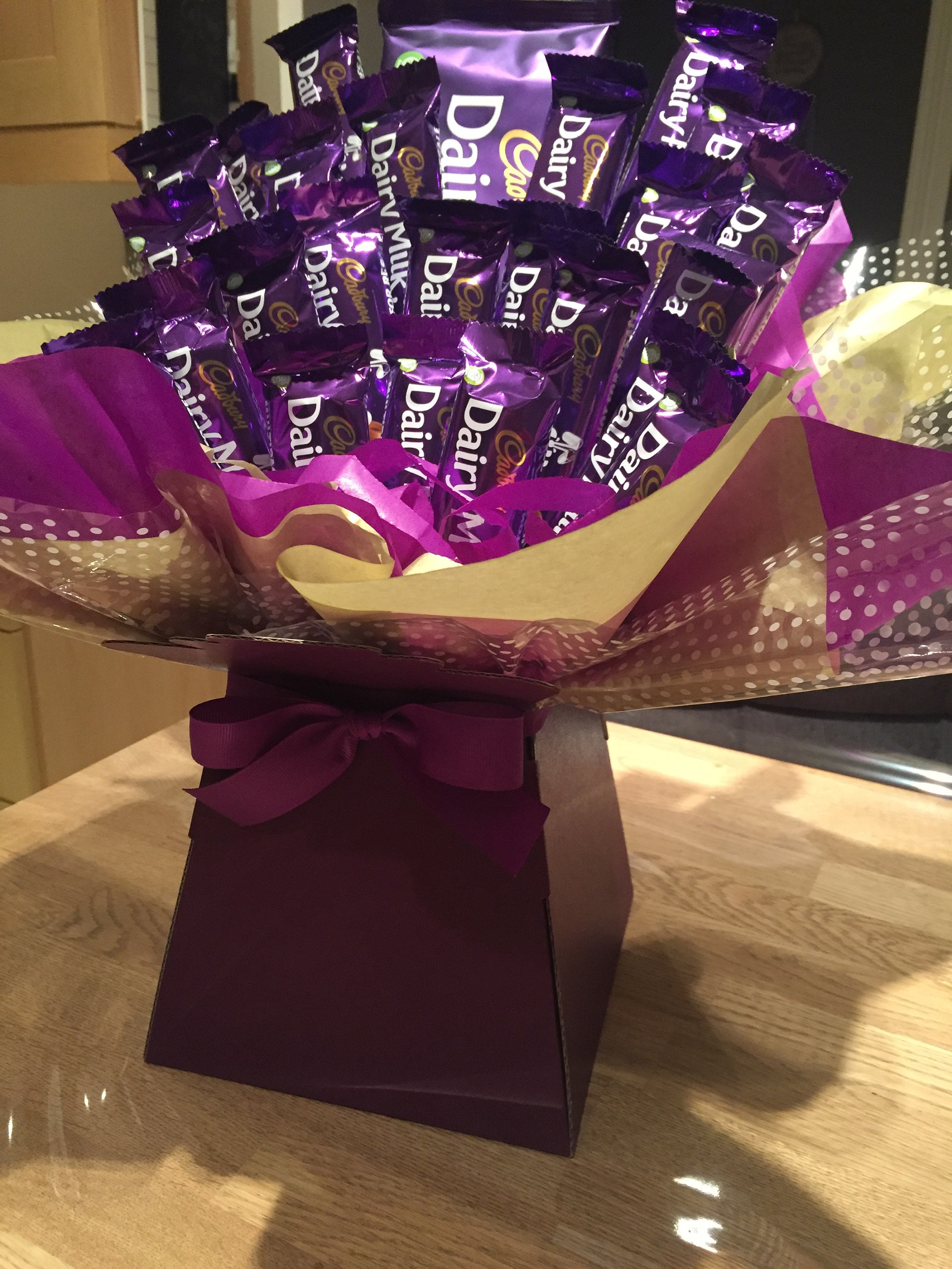 Luxury Cadbury Dairy Milk Bouquet perfect for Birthdays Etsy