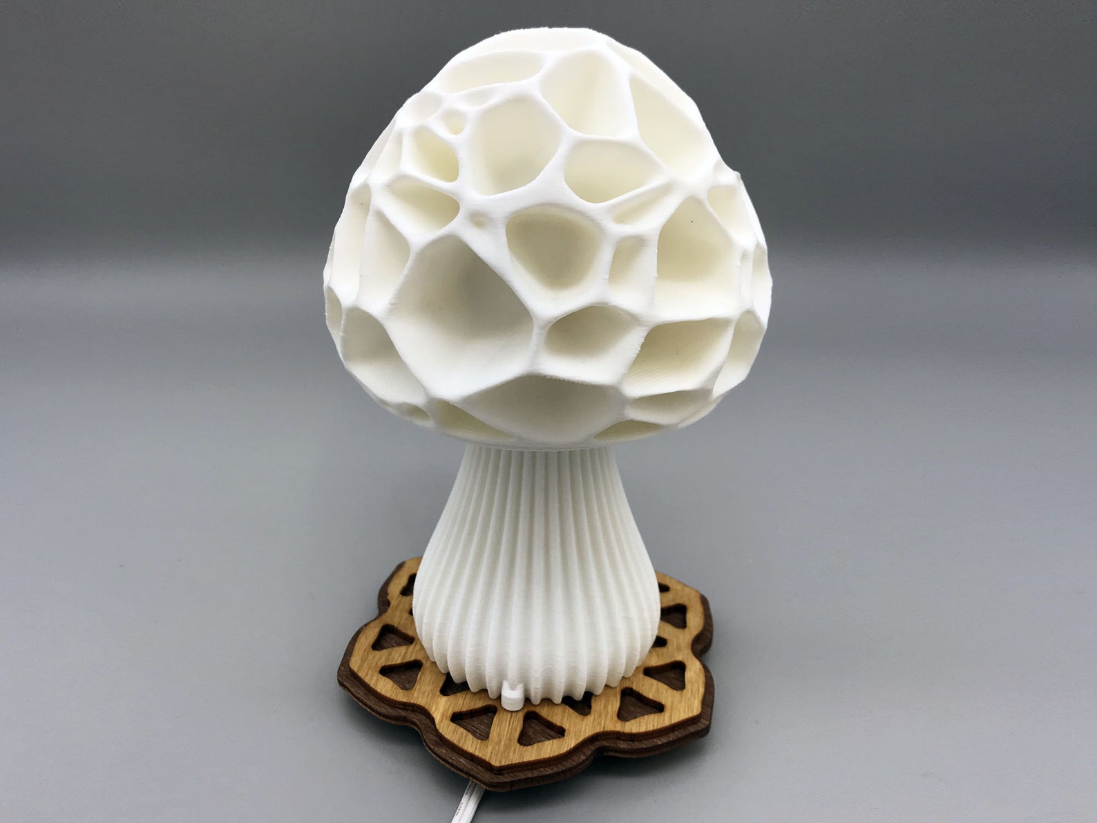 Mushroom 3D Printed Accent Lamp Etsy