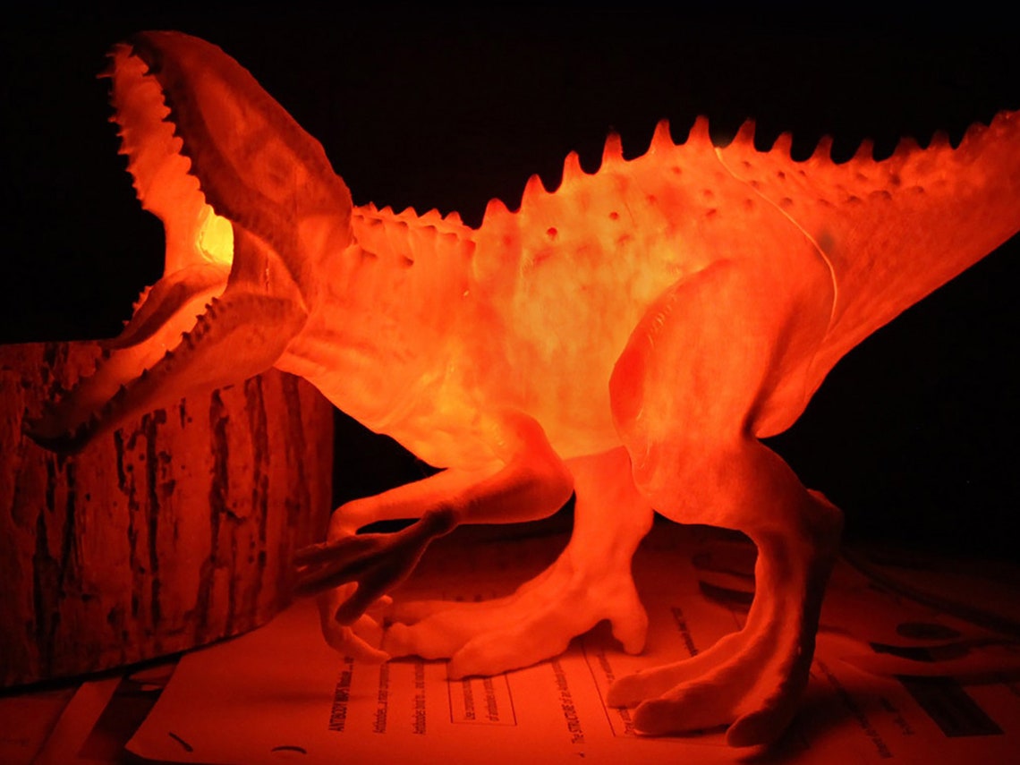 Indominus Rex 3D Printed Accent Lamp Etsy Canada