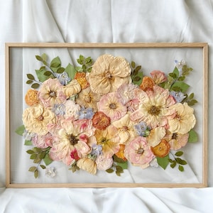 ENQUIRY for Custom Bridal Wedding Bouquet Preservation Pressed Framed Art for Keepsake Anniversary Gift Couples Portrait Family Birthday Gif