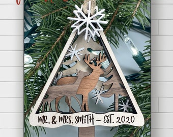 INSTANT DOWNLOAD Svg Laser-Ready Cut Files bundle of 5 Christmas tree ornaments for Table Top Decor INSTANT DOWNLOAD Svg Laser-Ready Cut Files bundle of 5 Christmas tree ornaments for Table Top Decor