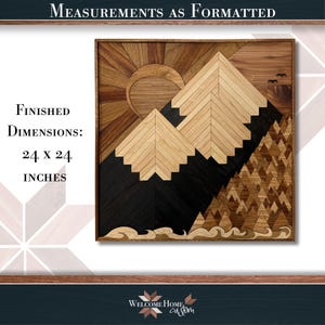Mountain Showstopper laser cut files for Glowforge projects Mountain Vector pattern inspired by PNW Washington SVG by Welcome home custom image 3