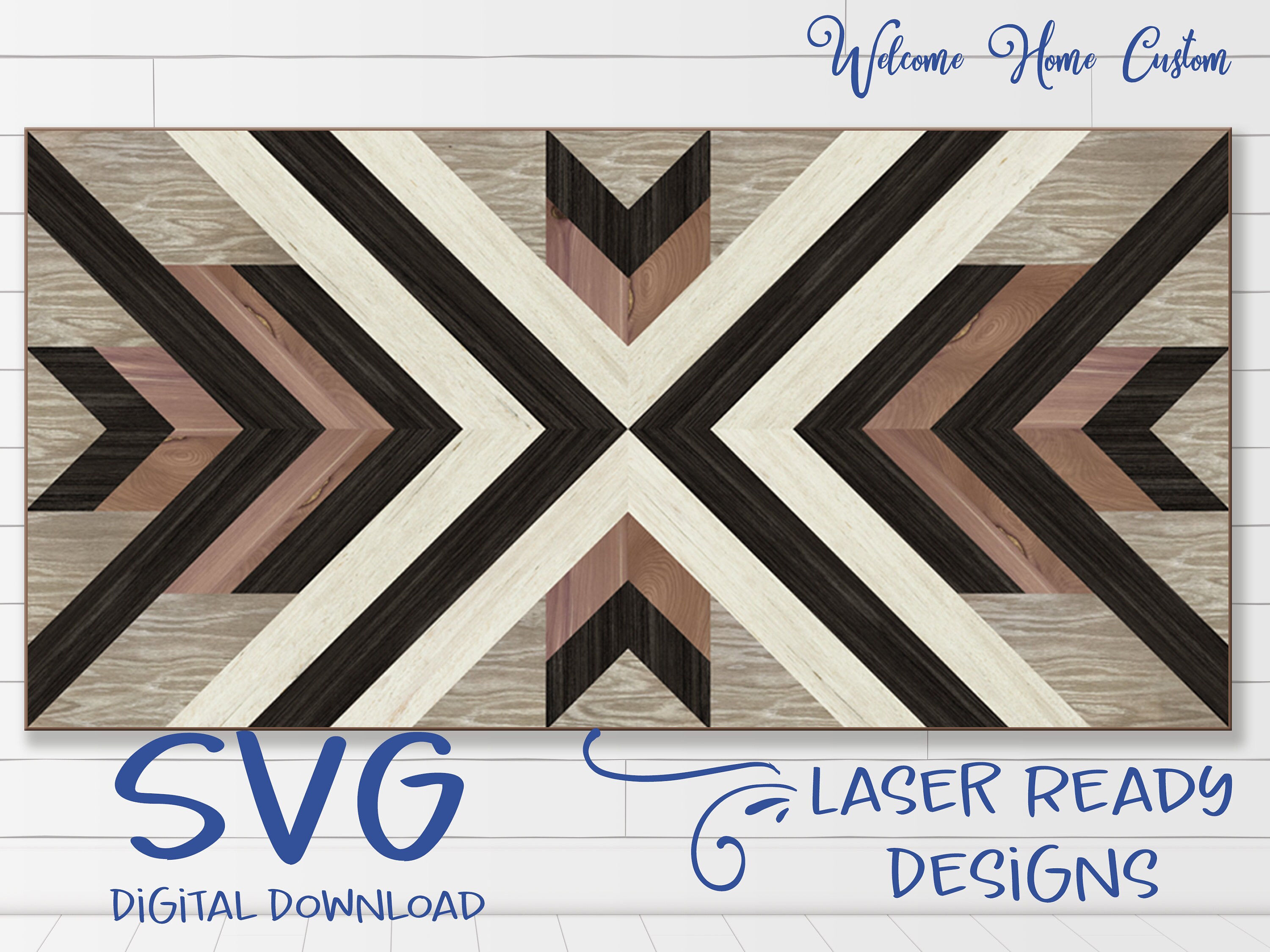 Download Barn Quilt SVG Laser cut files for Glowforge projects with | Etsy