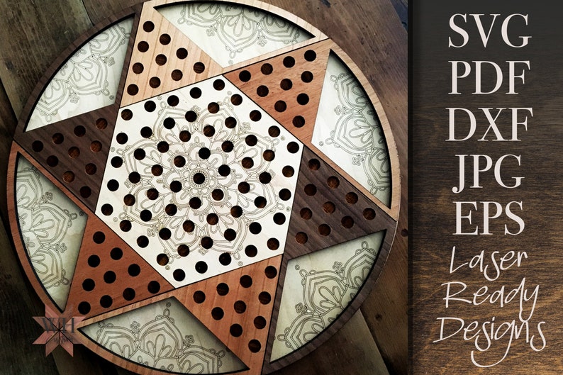 Download Chinese Checkers game laser cut files Family Game Night | Etsy