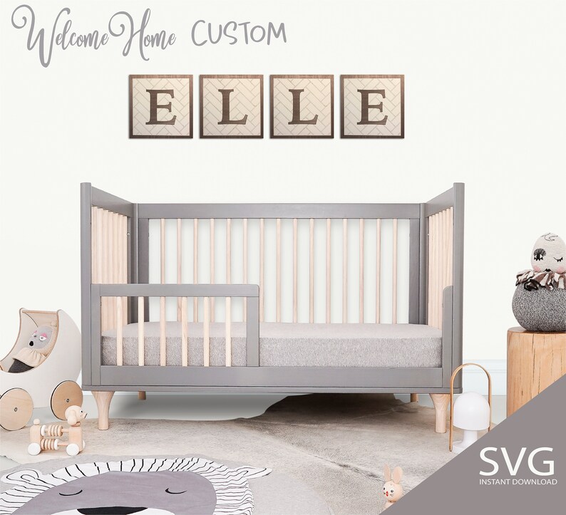 Download Alphabet SVG Herringbone Pattern Nursery decor SVG ...