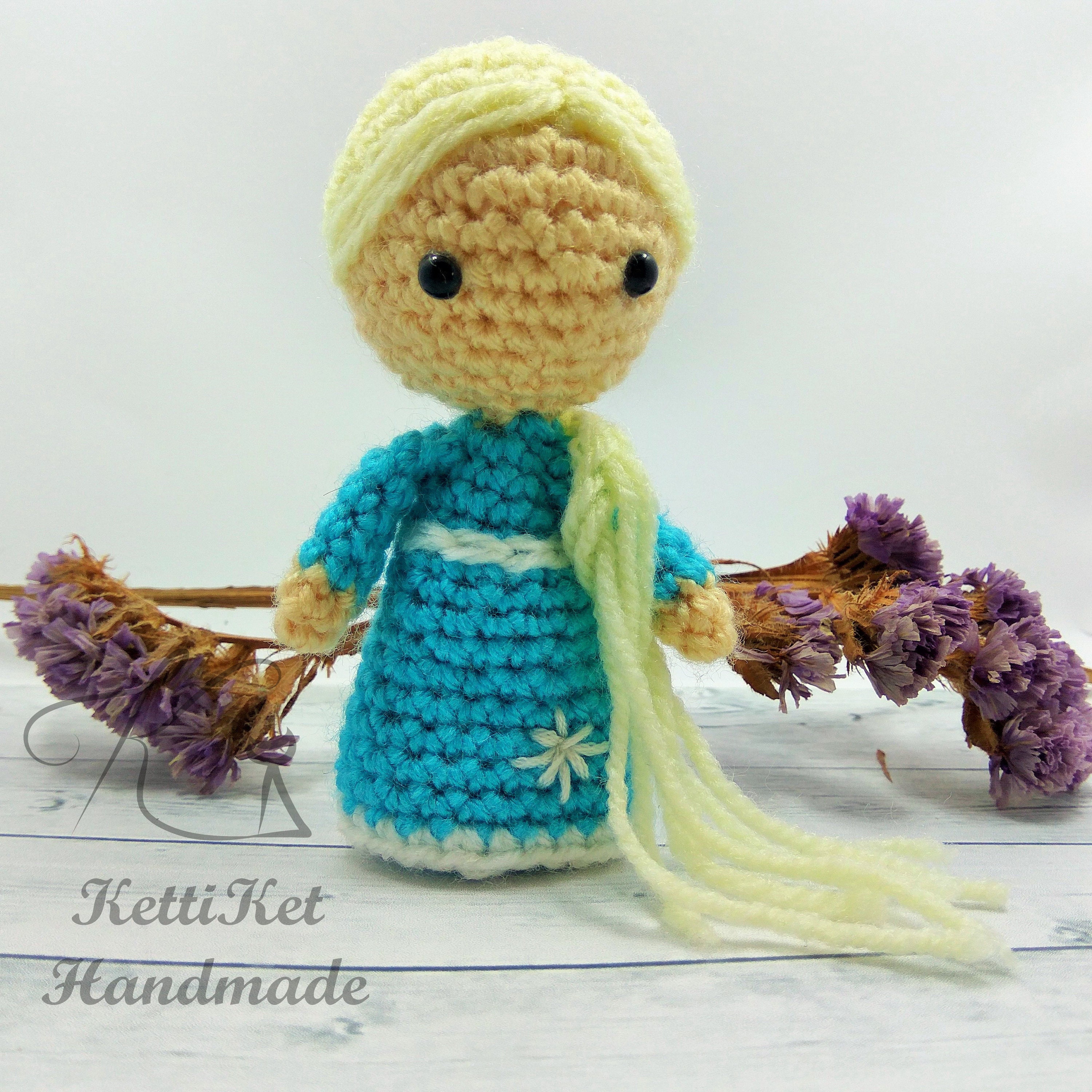 Little Elsa crochet pattern pdf | Etsy