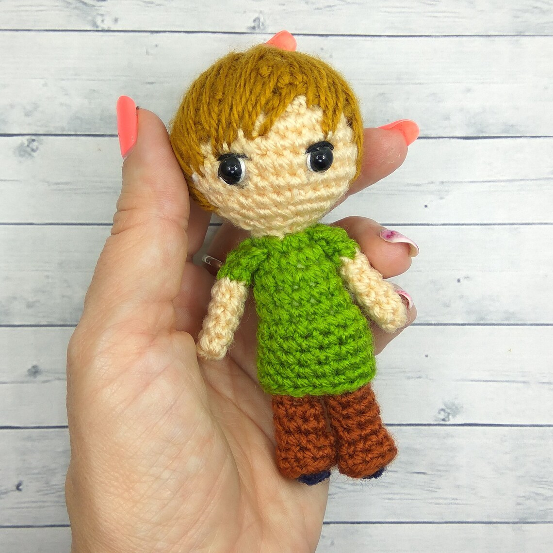 Norville Shaggy doll crochet pattern pdf amigurumi Etsy