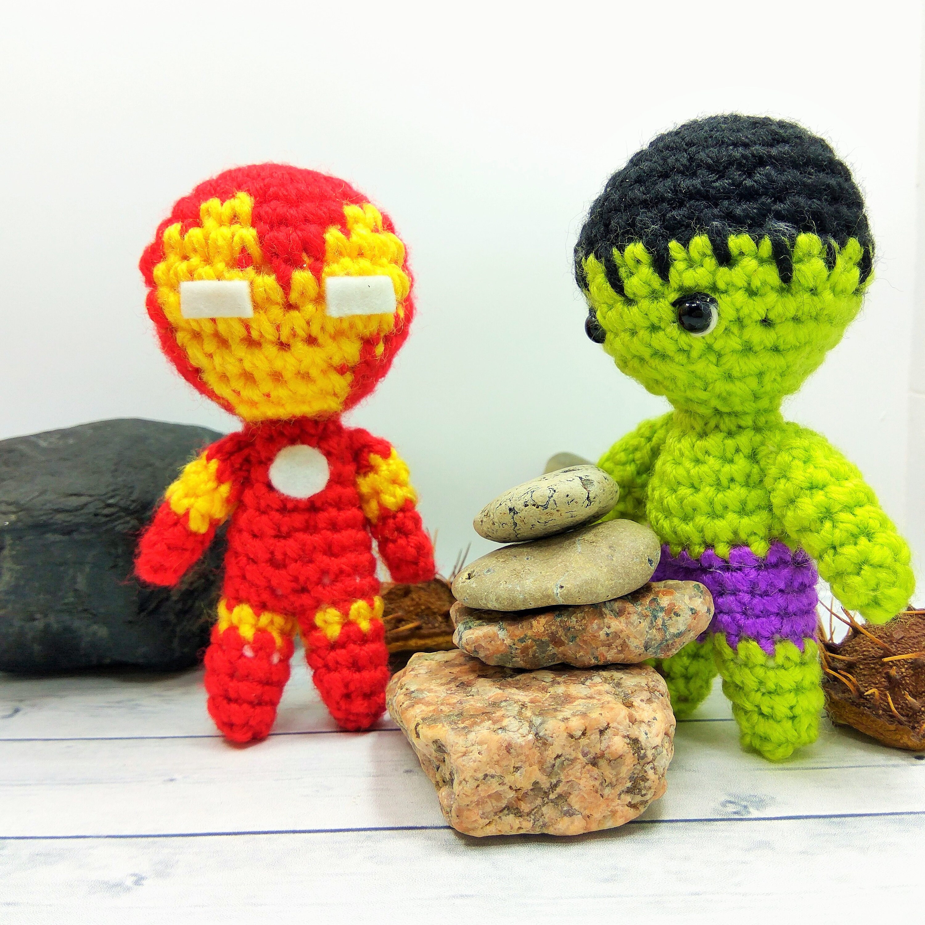 Crochet pattern Superhero Iron Man pattern pdf Amigurumi Etsy
