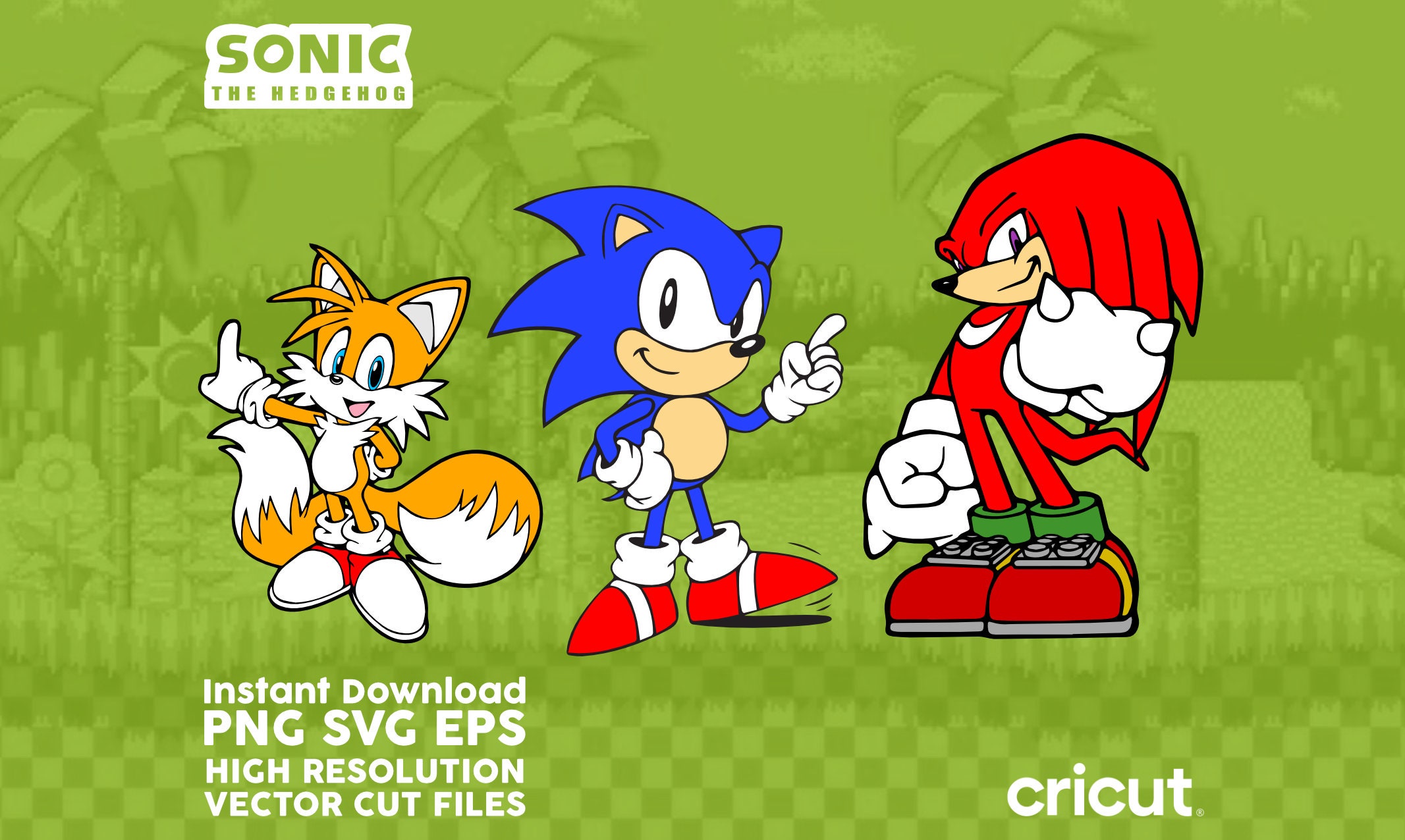 Ilustrações Sonic Png Arquivo Digital Para Criar e Imprimir