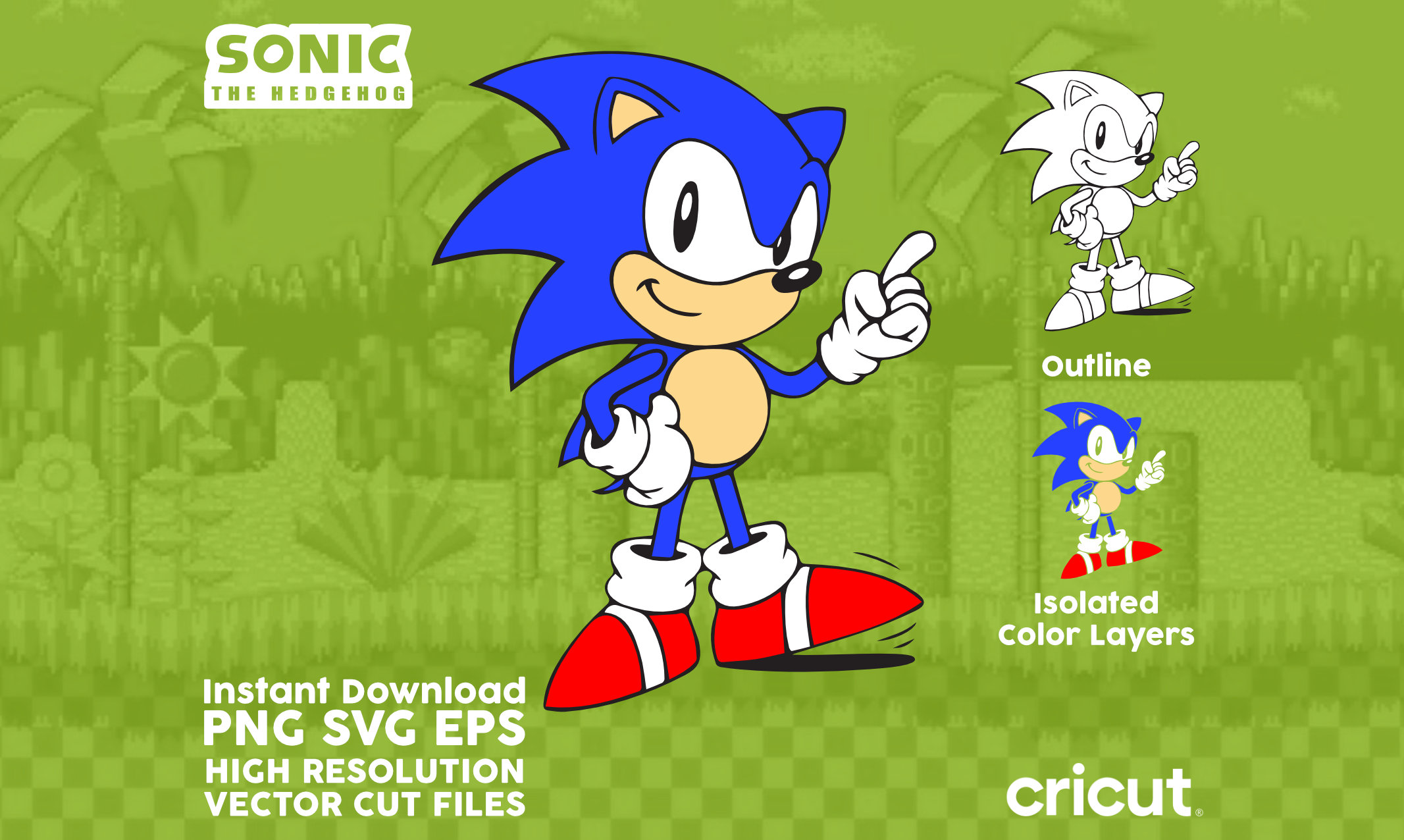 Sonic in Green Hill Zone [Sprite Animation/2K Special] 