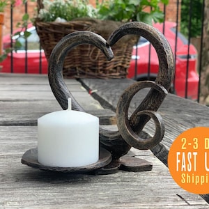 Anniversary gift. Candle holder. 6th anniversary gift. Gift for her. Next day shipping. image 1