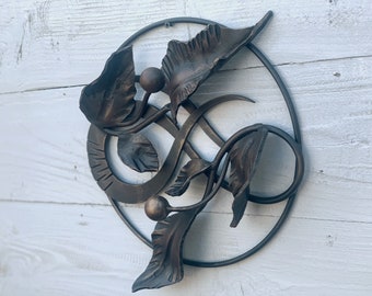 Wall decor. Metal wall decor. Metal wall art. Wrought iron wall decor