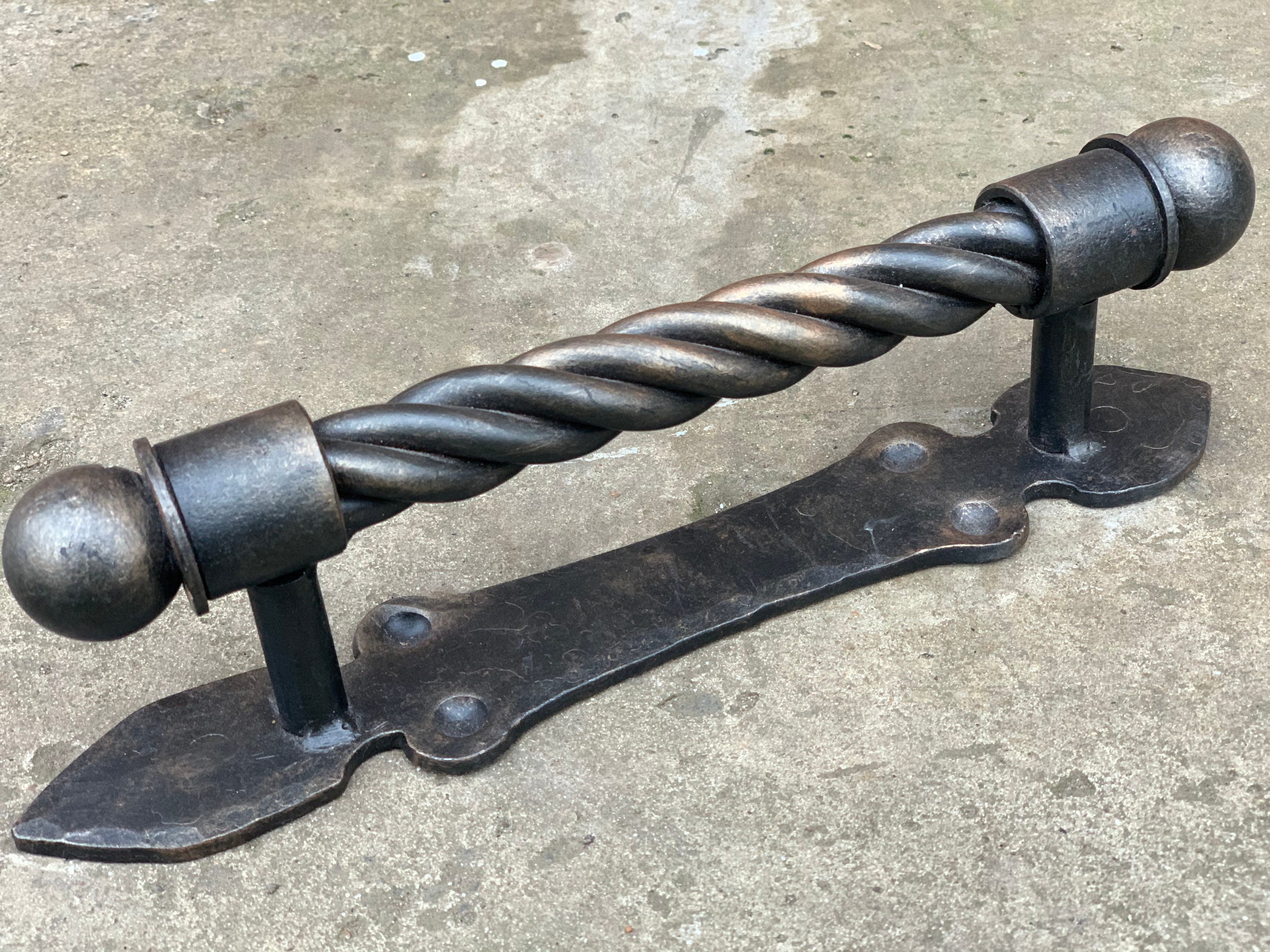 Iron door handles discount