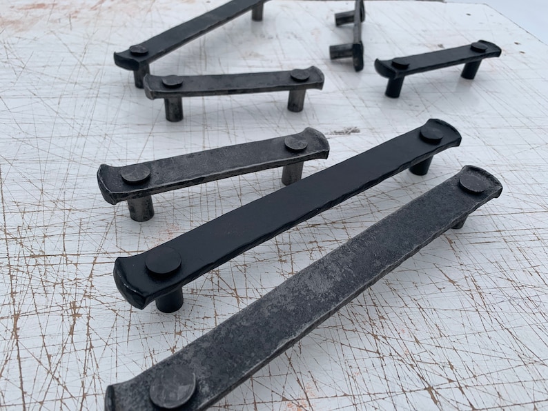 8 Hand Modern Industrial Drawer Knobs. Kitchen Unit. Etsy