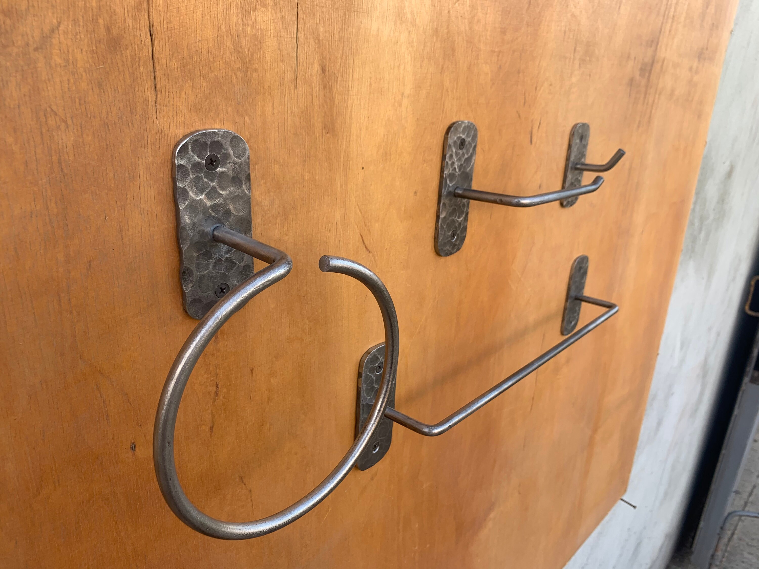 Modern farmhouse 4 piece bathroom hardware set. Towel bar. Etsy