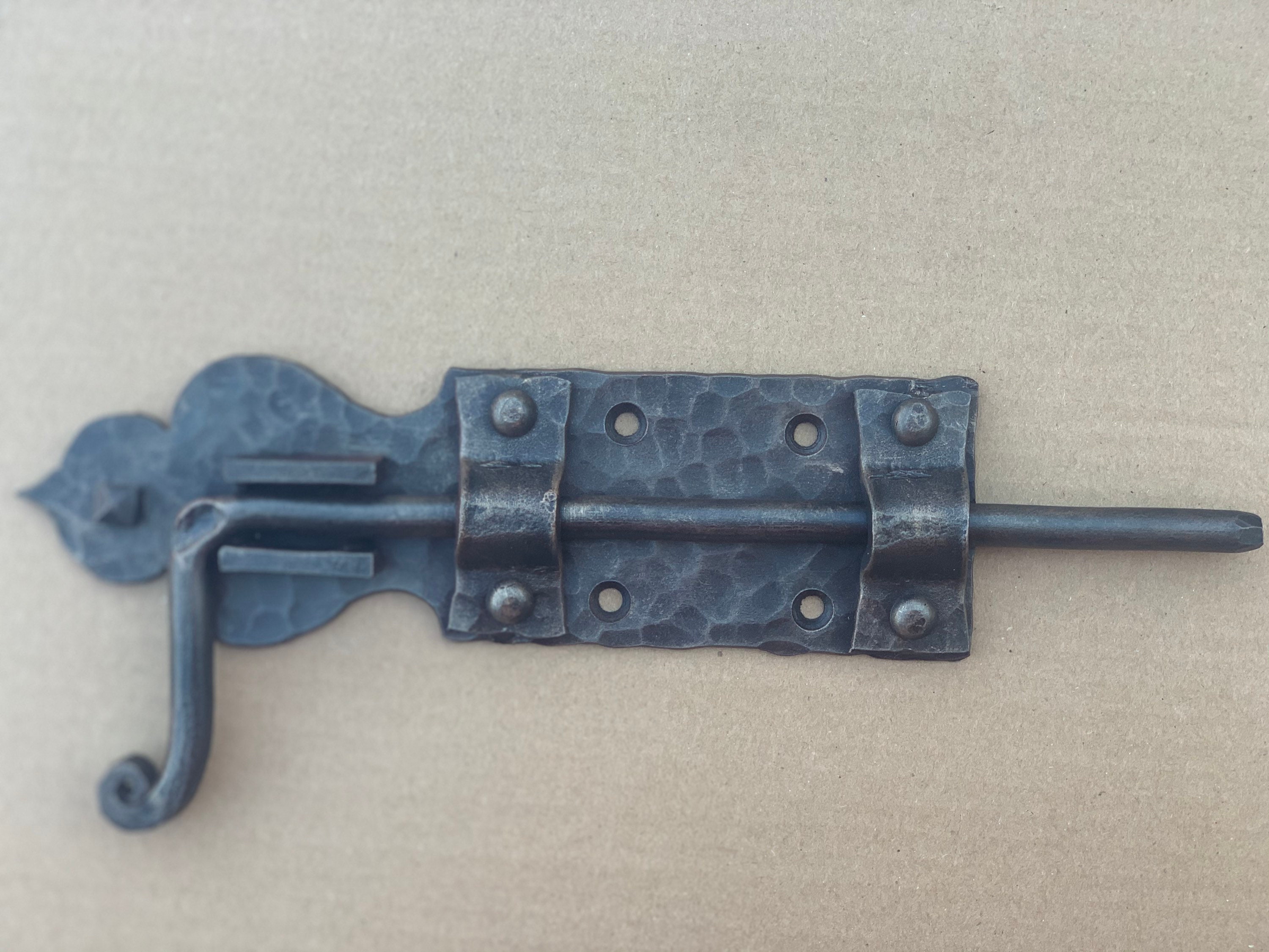 Wrought Iron Door Latch 100 Hand Door Hardware Door Etsy