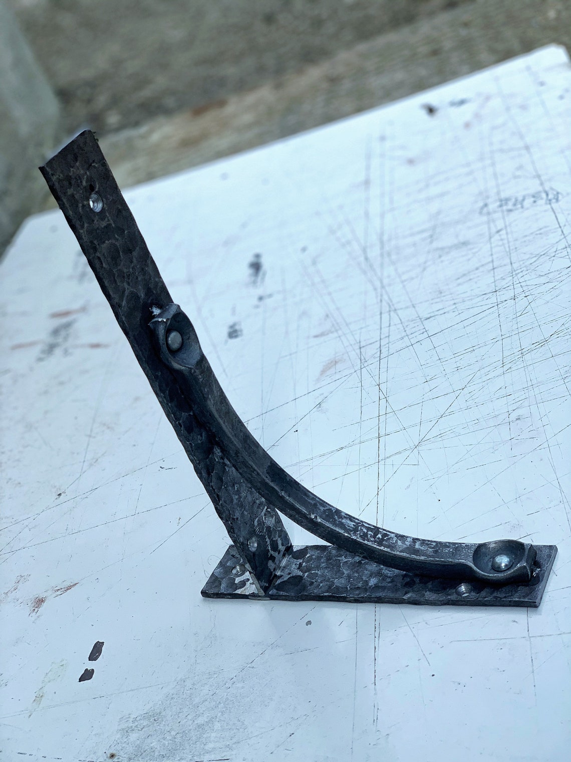 Hand metal shelf bracket. Shelves storage. Hardware. Etsy