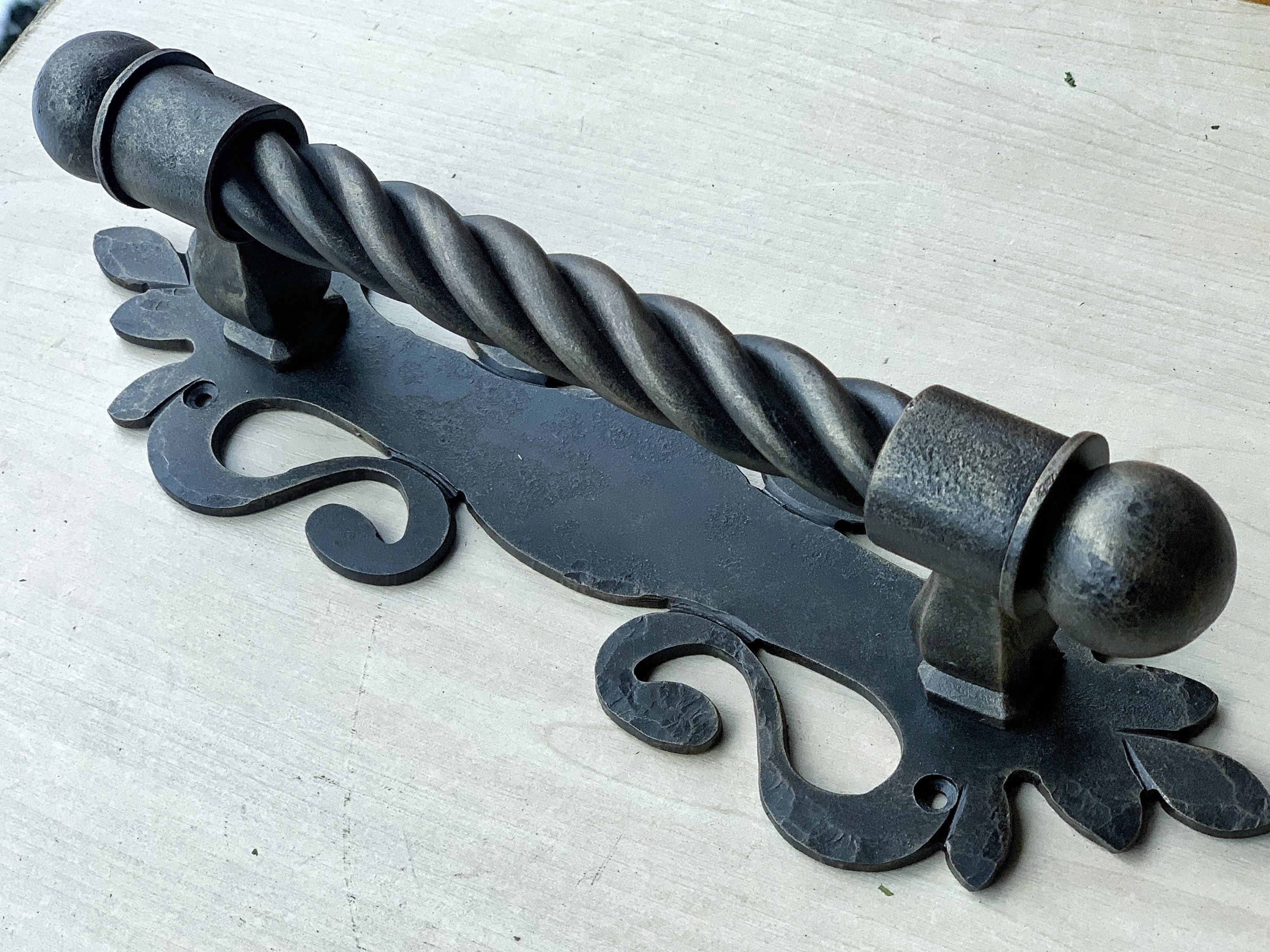 New Model. Massive Iron Door Handle. Rustic Door Decor. Etsy Canada