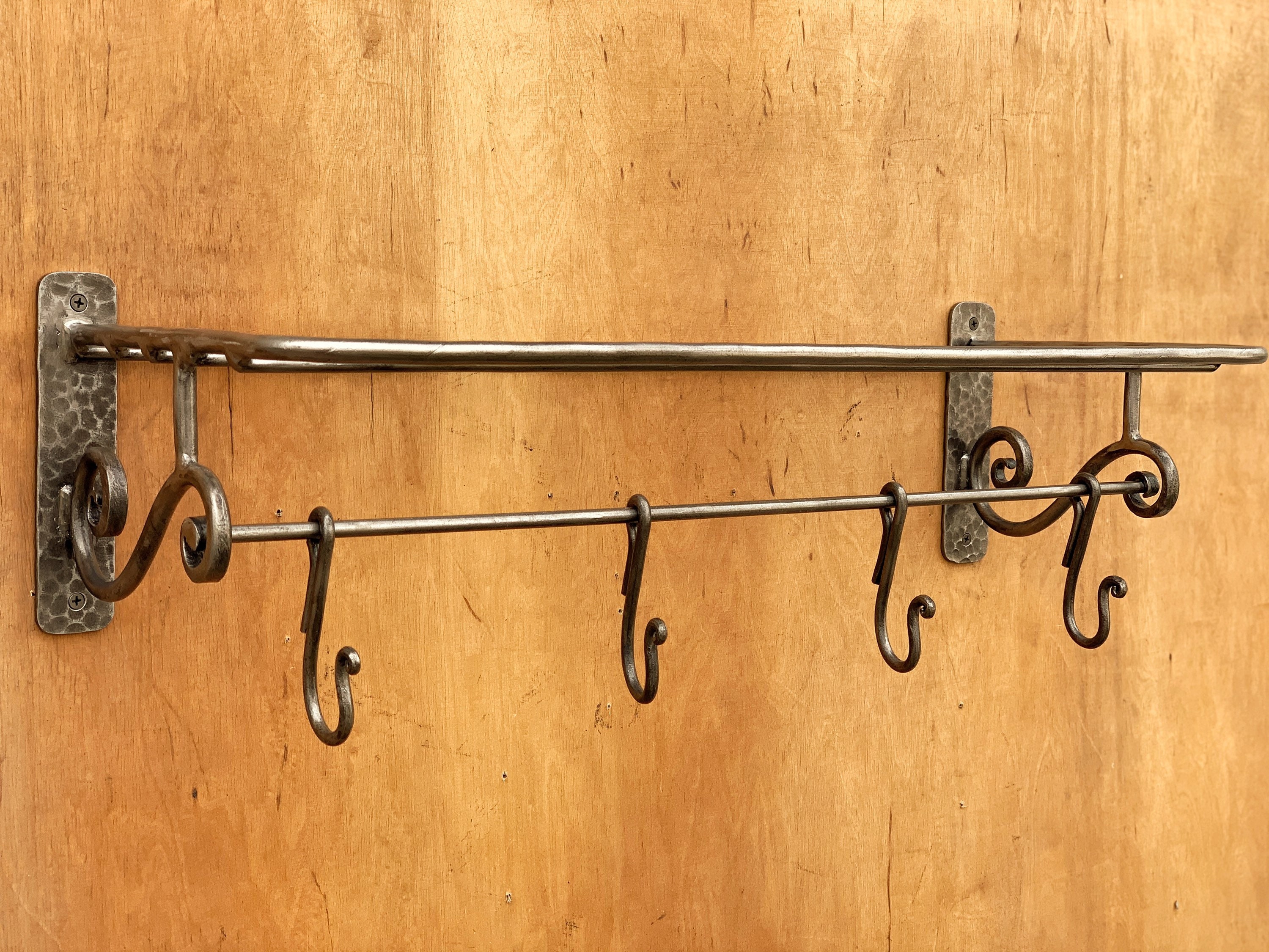 Wrought Iron Towel Rack With Shelf. Towel Holder. Towel Rack. Etsy Canada