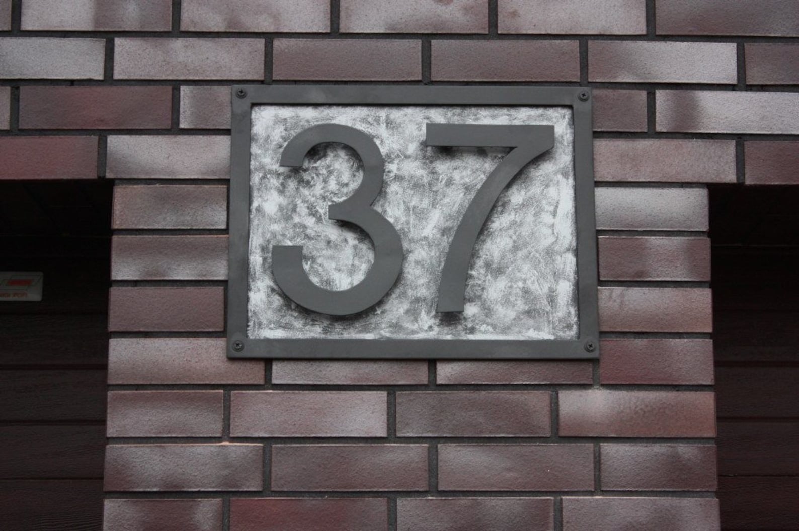 Iron numbers metal house numbers numbers and letters Etsy