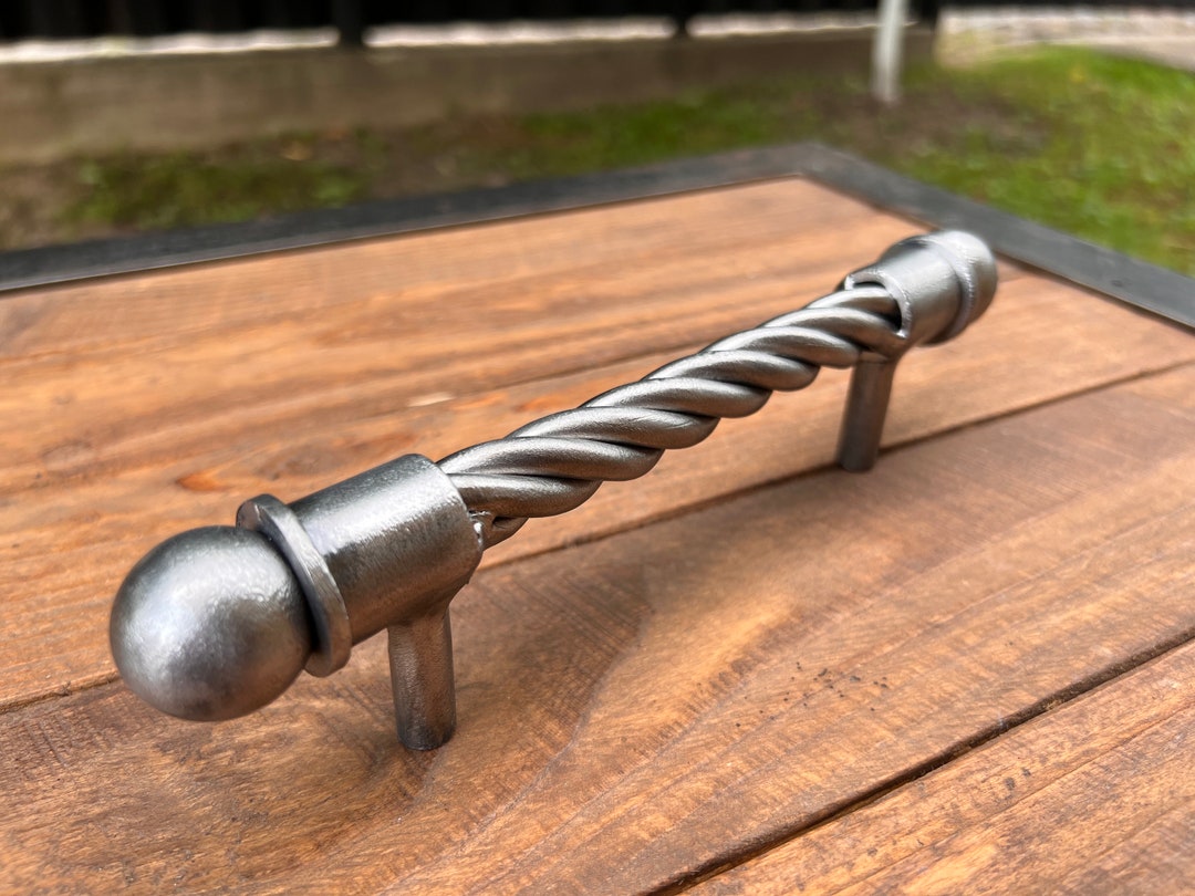 Mid Century Drawer Pull. Hand Modern Industrial Drawer Pull