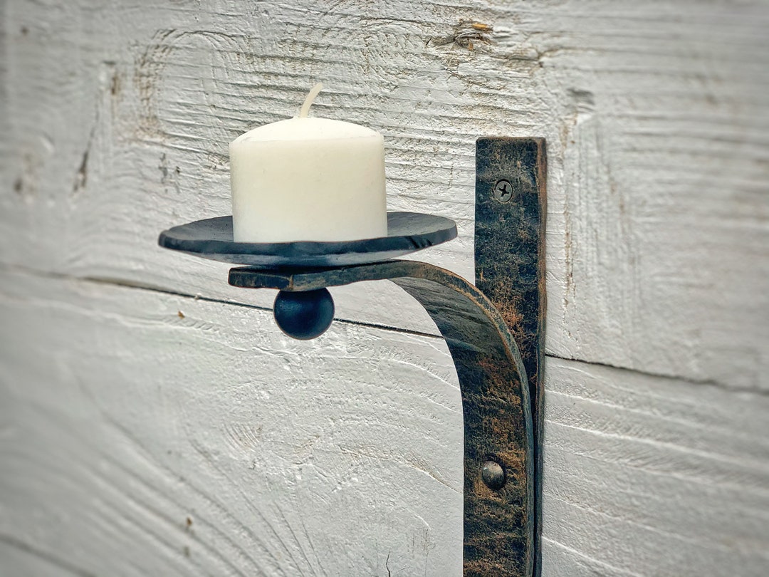 Wrought Iron Candle Wall Sconcesnull