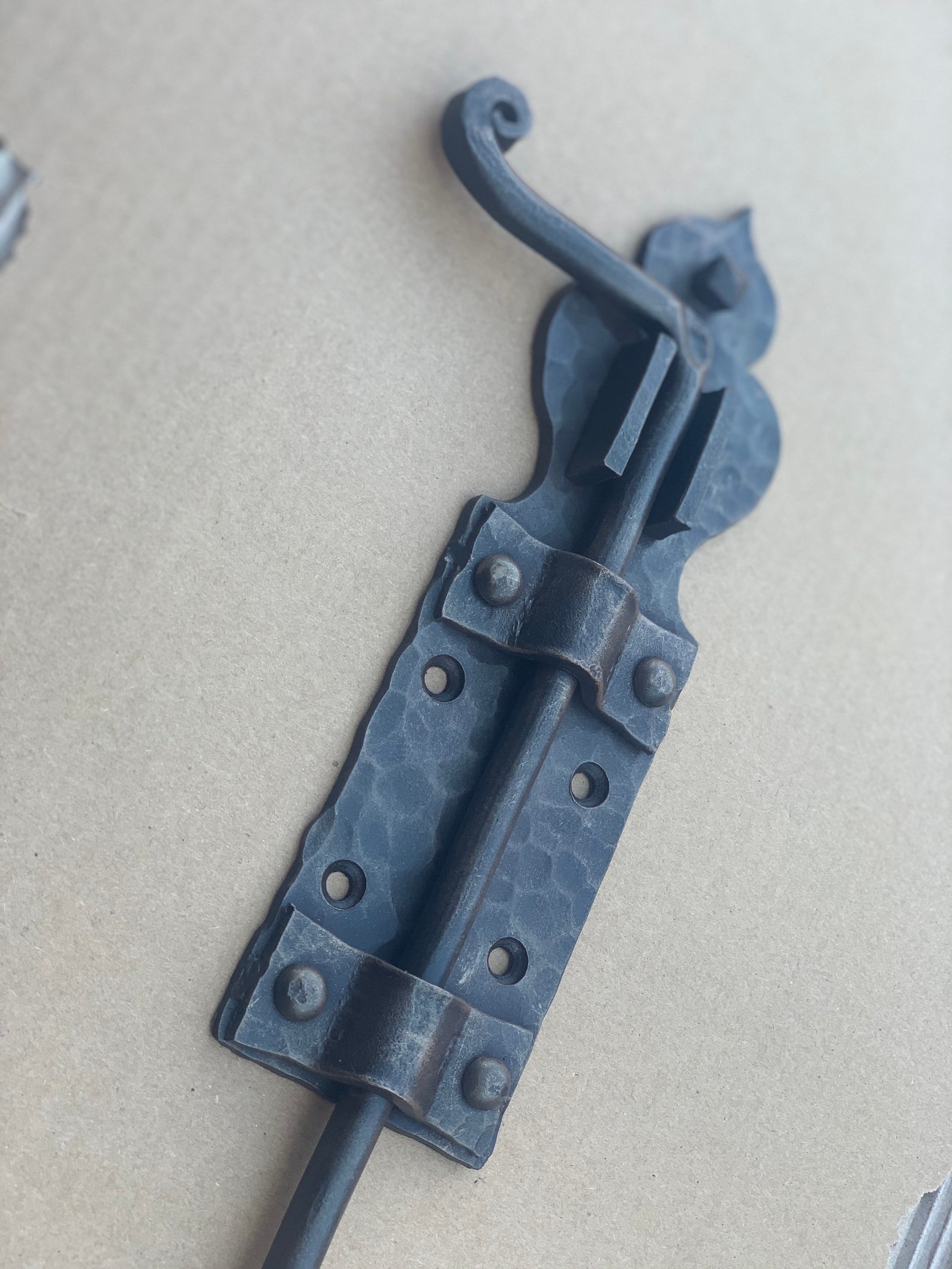 Wrought Iron Door Latch 100 Hand Door Hardware Door Etsy