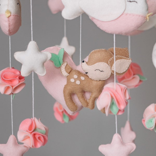 Felt Bird Mobile Etsy