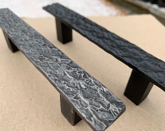 Hand forged modern industrial drawer knobs. kitchen unit. Cabinet cupboard dresser hardware. Mid century modern drawer knobs