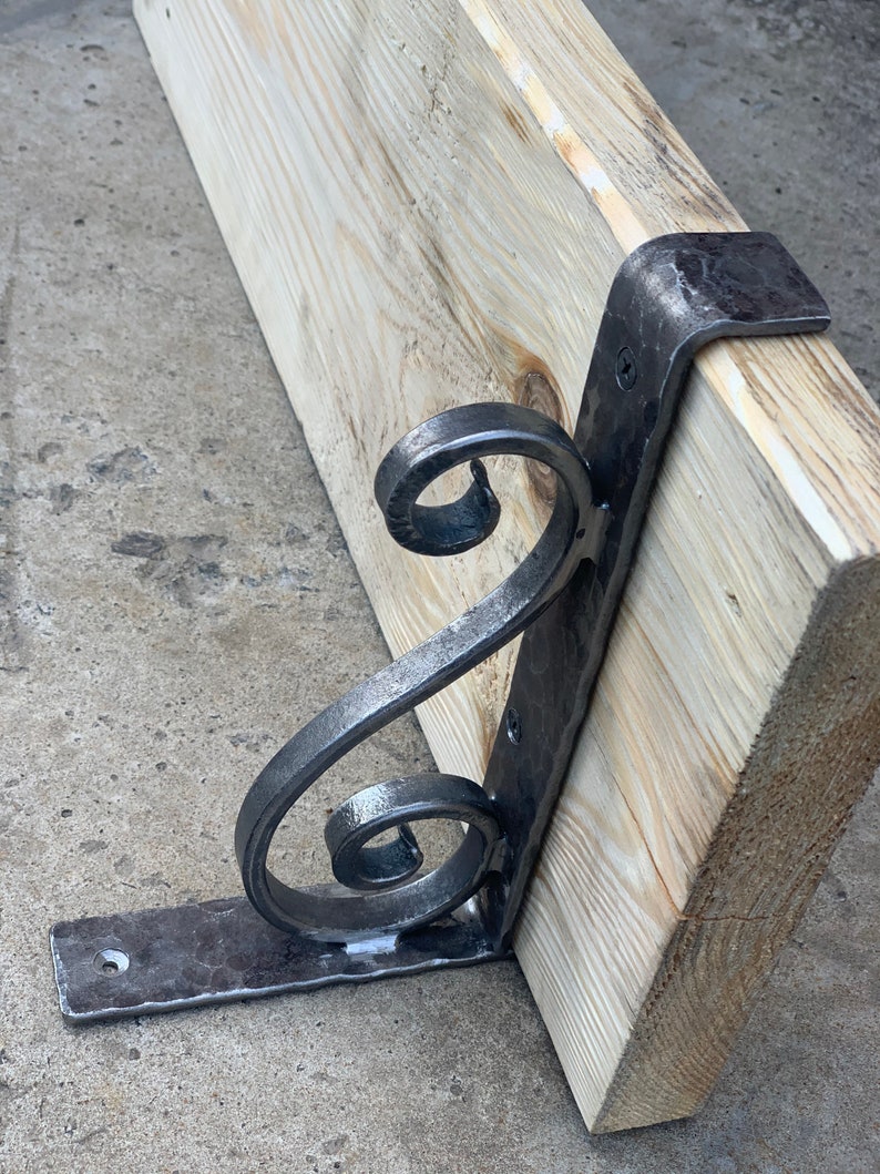 Hand metal shelf bracket. Shelves storage. Etsy