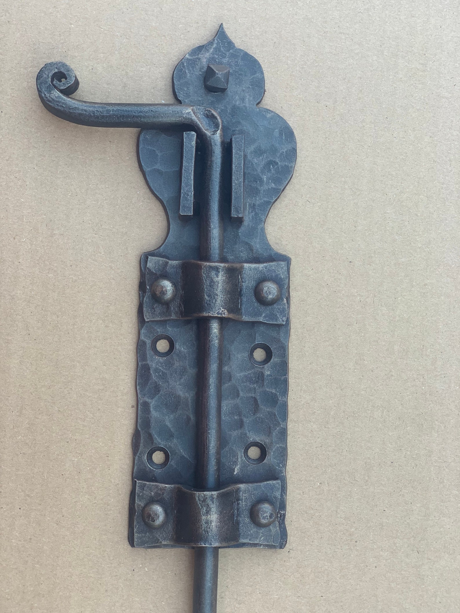 Wrought Iron Door Latch 100 Hand Door Hardware Door Etsy