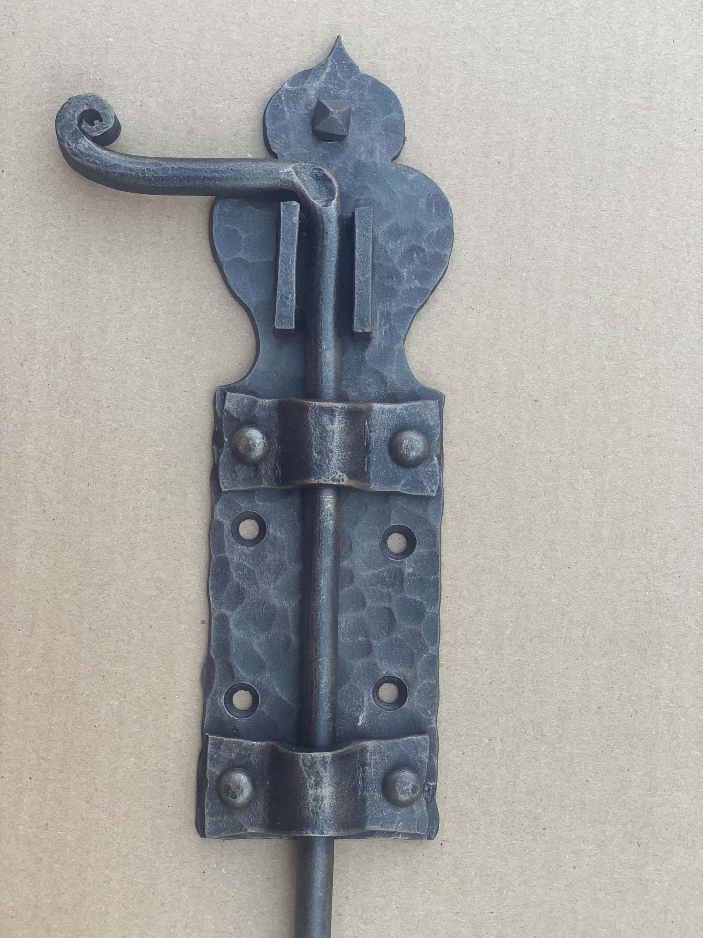 Wrought Iron Door Latch 100 Hand Door Hardware Door Etsy