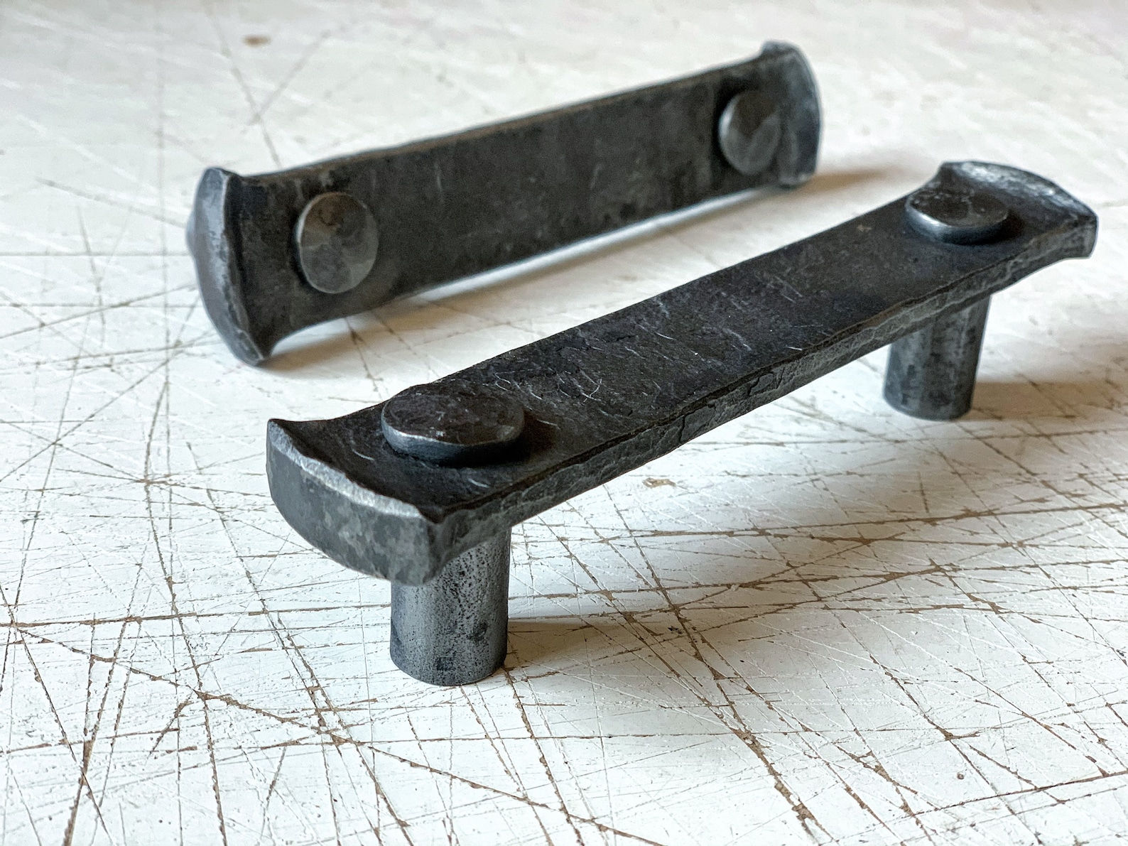 4 Hand modern industrial drawer knobs. kitchen unit. Etsy