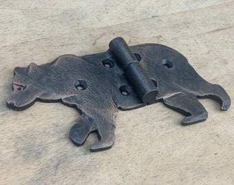 6 inches Door hinges. Gate hinges. Shutter hinges. Antique door. Door hardware. Gate decor. Bear hinges.