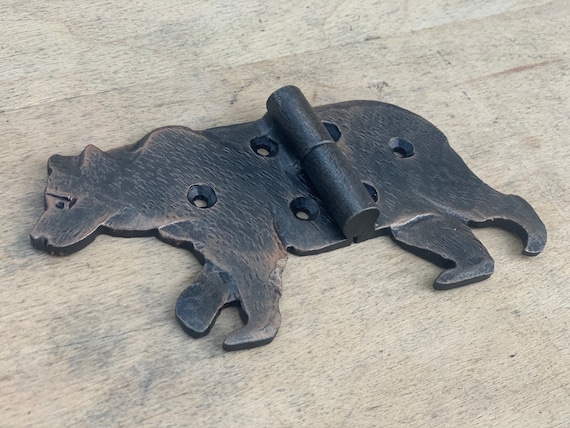 6 inches Door hinges. Gate hinges. Shutter hinges. Antique door. Door hardware. Gate decor. Bear hinges.