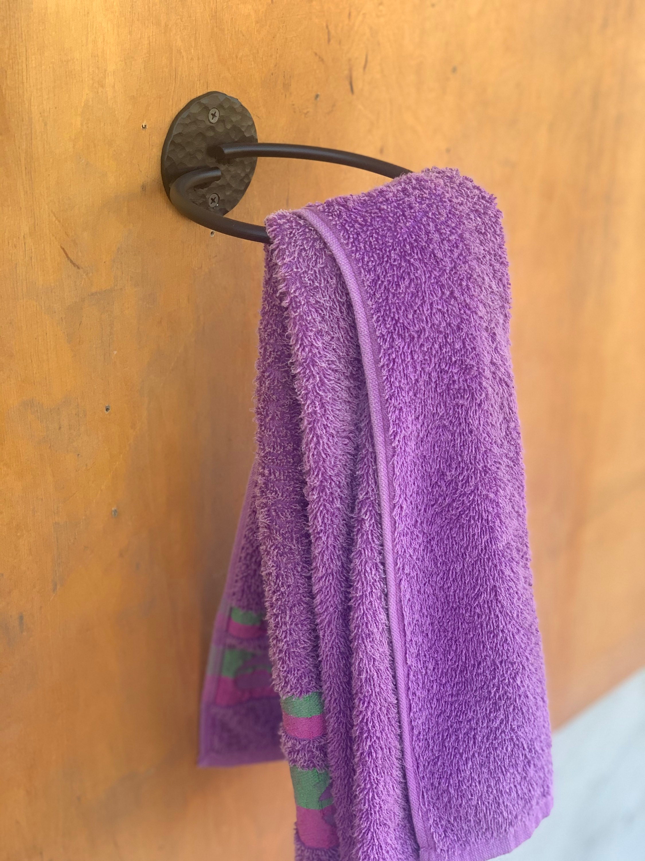 Modern Wrought Iron Towel Ring / Bathroom Accessories / Towel Etsy