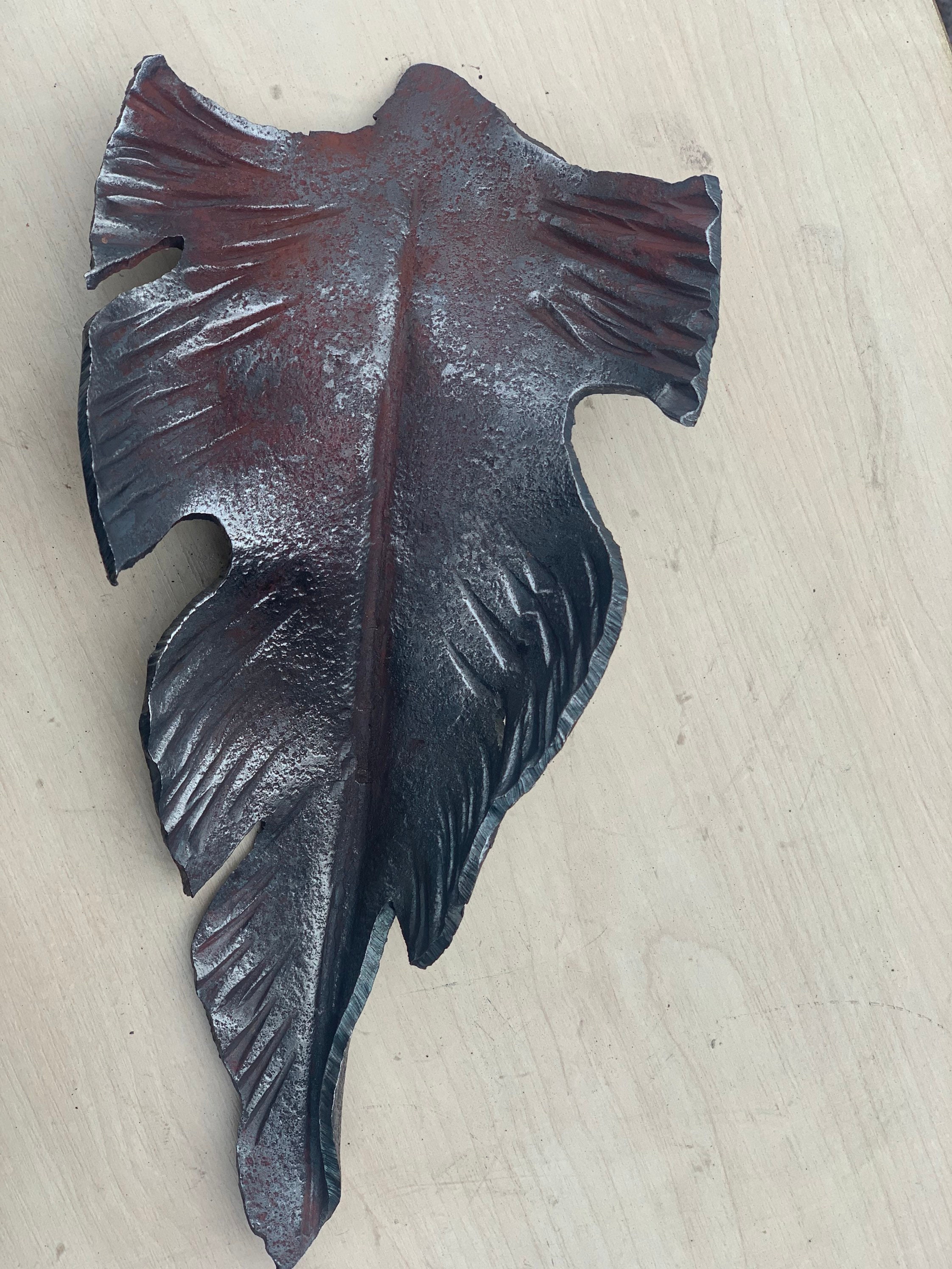 Set of 5 Hand Forged Leaves. Big Acanthus Leaves. Forged - Etsy