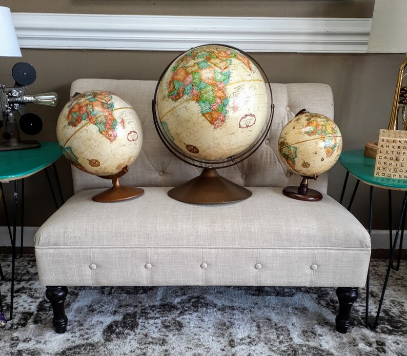 Vintage World Globe Repogle World Classic Globe 16 Inch - Etsy