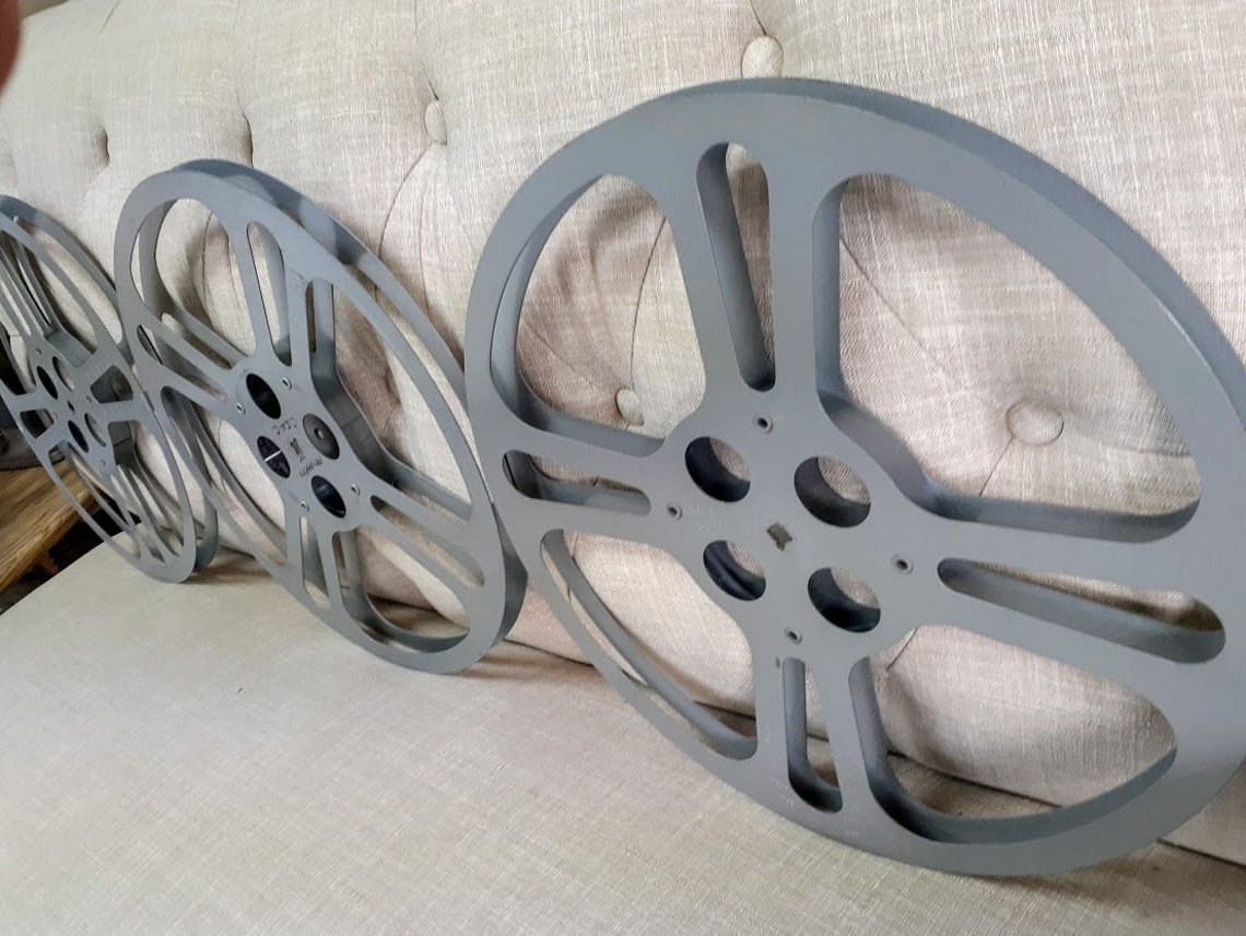 Vintage Movie Reels Metal Film Reels 16mm Film Reels Etsy